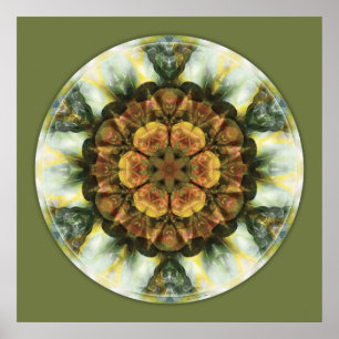 Pôster Mandalas do coração da paz, no. 9