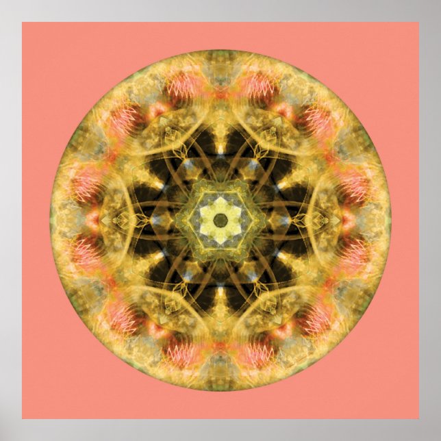 Pôster Mandalas from the Heart of Transformation, No. 4 (Frente)