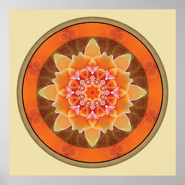Poster Mandalas para uma Terra Nova, n.º 2 (Frente)
