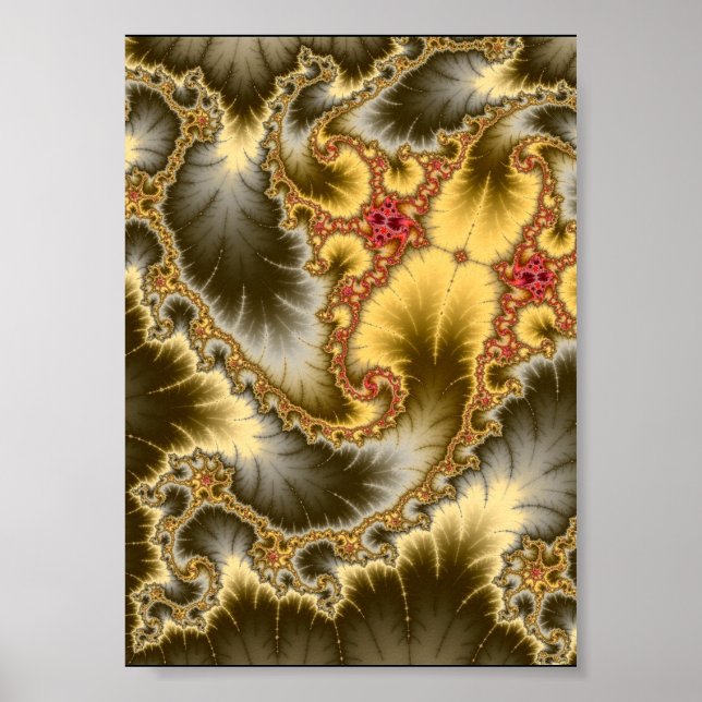 Poster Mandelbrot Spiral (Frente)