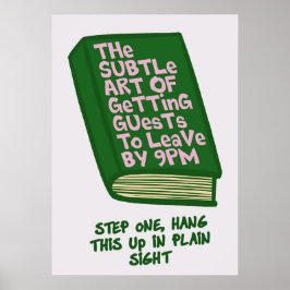Poster Maneira Divertida de Terminar Festas