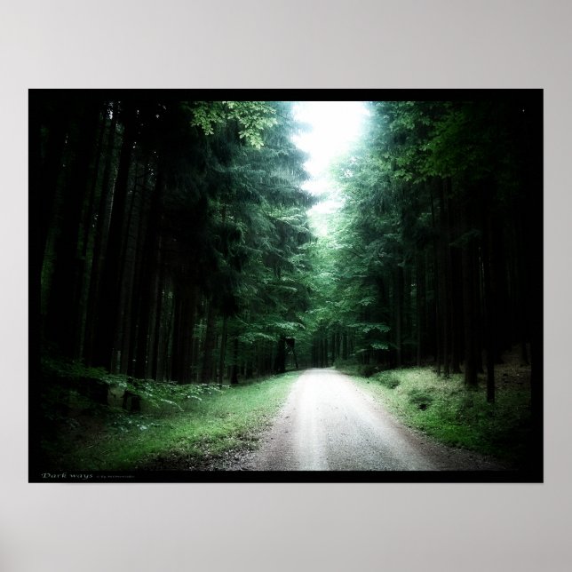 Poster Maneiras escuras (Frente)