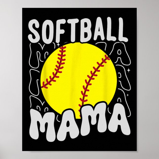 Poster Maneiro Mamãe Softll Filhas Jogo Dia das Mães (Frente)