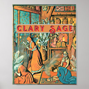 Poster Manejo com Clary Sage