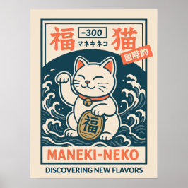 Poster Maneki-Neko
