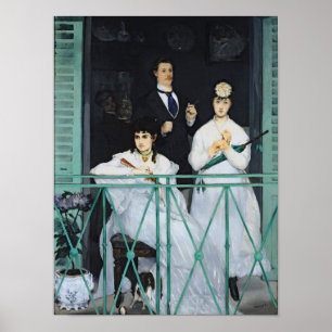 Pôster Manet   Balcony, 1868-9