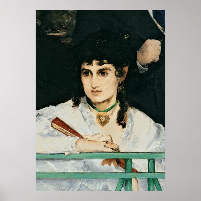 Poster Manet | Balcony, pormenor, 1868-9 (Frente)