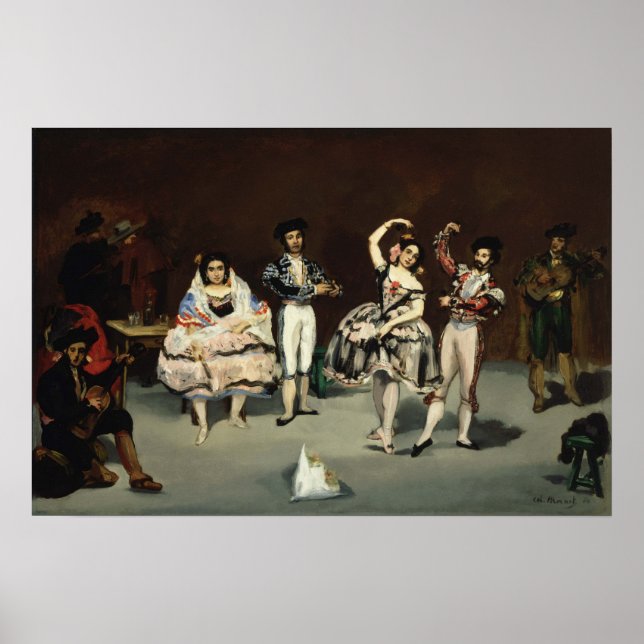 Poster Manet - Balé espanhol (Frente)