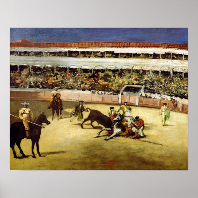 Pôster Manet | Bull Fight, 1865 (Frente)