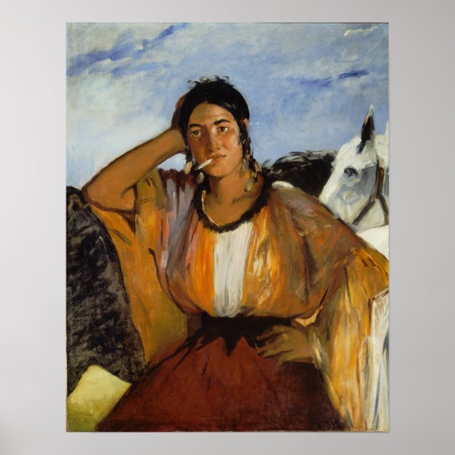 Poster Manet - Gipsy Com Cigarro (Frente)