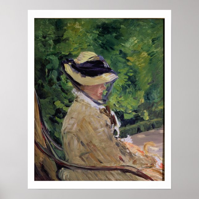 Pôster Manet | Madame Manet em Bellevue (Frente)