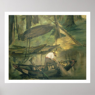 Pôster Manet   o pescador, c.1861