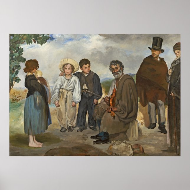 Pôster Manet | O Velho Músico, 1862 (Frente)