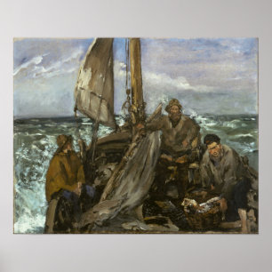 Poster Manet - Os Trabalhadores Do Mar