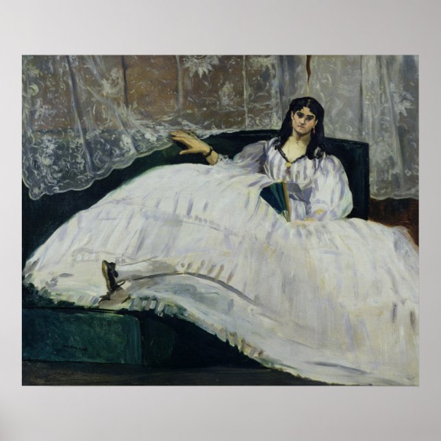 Poster Manet | Retrato de Jeanne Duval, 1862 (Frente)