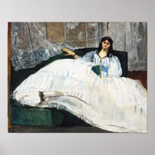 Poster Manet - Senhora de Baudelaire, reformulando