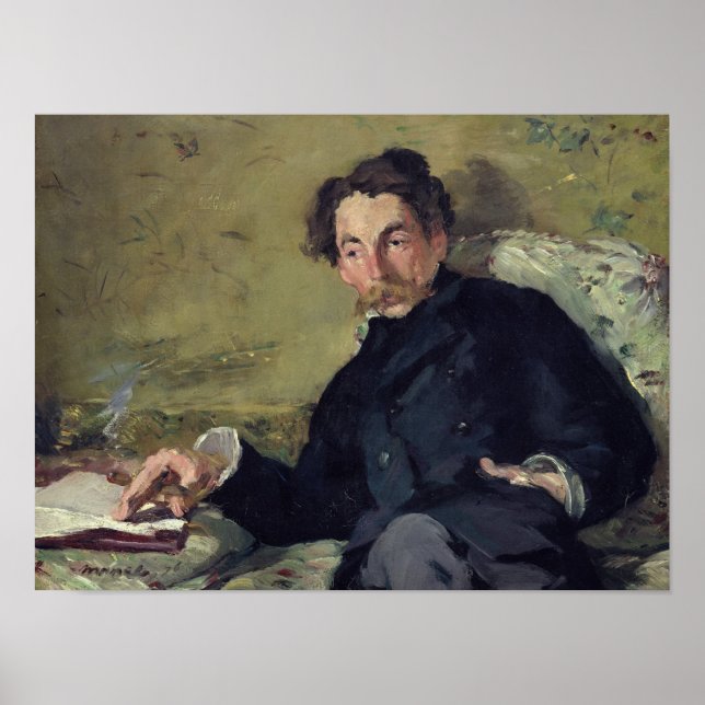 Pôster Manet | Stephane Mallarme 1876 (Frente)