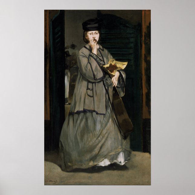 Poster Manet - Street Singer (Frente)