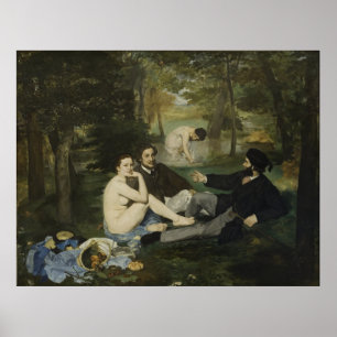 Poster Manet's The Luncheon on the Grass