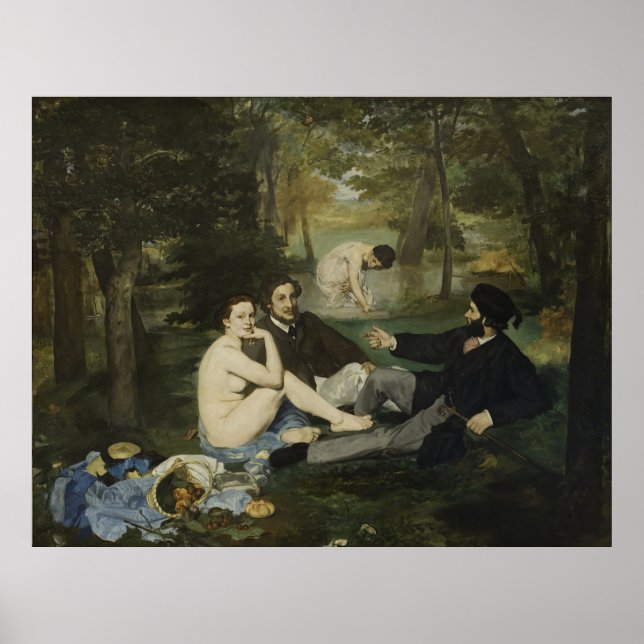Poster Manet's The Luncheon on the Grass (Frente)