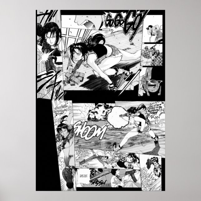 Poster Manga Black Lagoon (Frente)