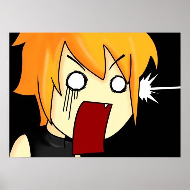 Poster Manga Emote Boy | TAOFEWA Kenneth | Manga Chibi (Frente)