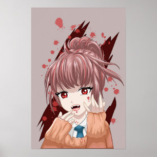 Poster Manga Vampire Girl
