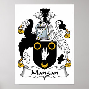 Poster Mangan Family Crest