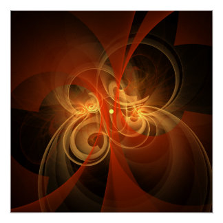 Pôster Manhã, Abstrato de Arte Magia
