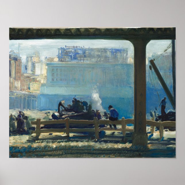 Poster Manhã Azul (Frente)