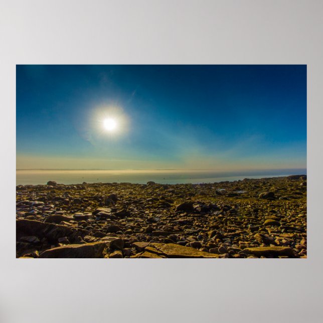 Poster Manhã Brilhante na Baía de Gouldsboro, Maine (Frente)