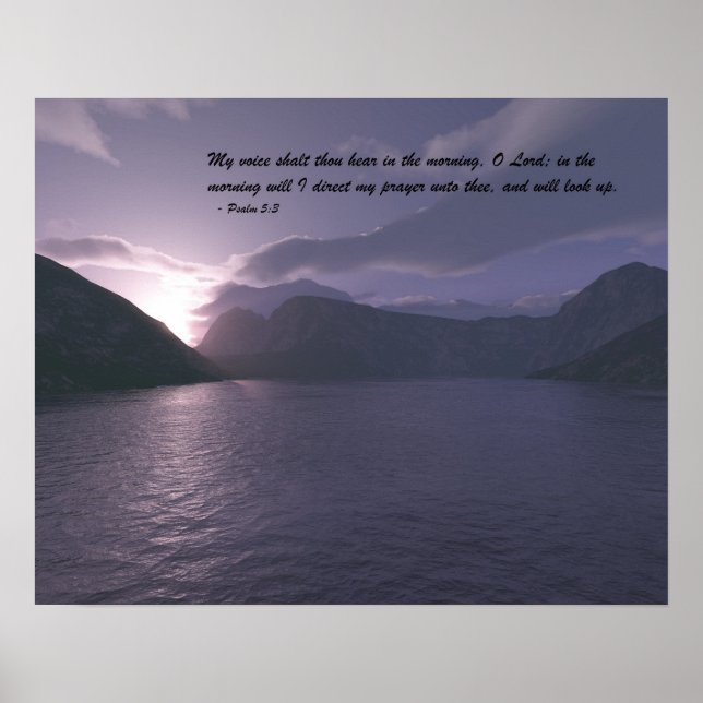 Pôster Manhã cedo com Verso (Frente)