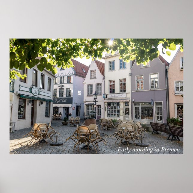 Poster Manhã cedo em Bremen (Frente)