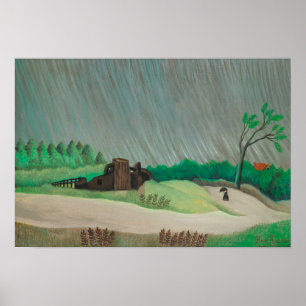 Poster Manhã Chuvosa Henri Rousseau, Arte Fino Antigo