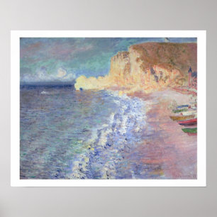 Poster Manhã de Claude Monet em Etretat