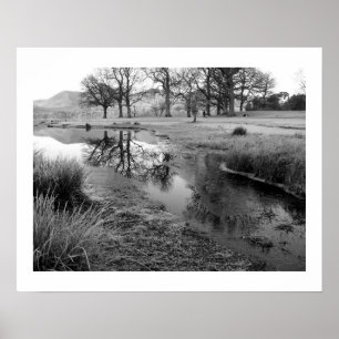 Poster Manhã de inverno: Baía de Strandshag, Posto de águ