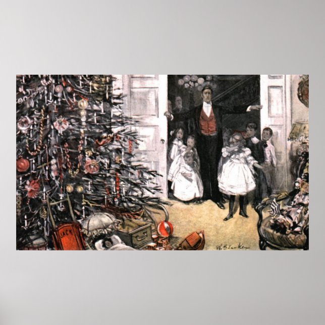 Pôster Manhã de Natal Vitoriana (Frente)