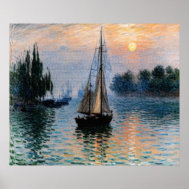 Poster Manhã de vela (Frente)