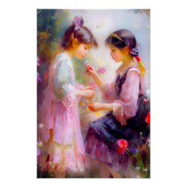 Pôster Manhã em um Jardim