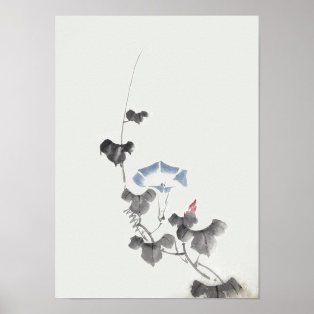 Poster Manhã Glória Hokusai Belas Artes Japonesas (Frente)