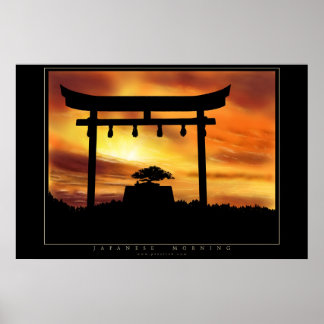 Pôster Manhã Japonesa