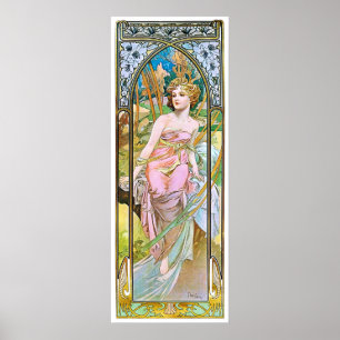Pôster Manhã, Mucha