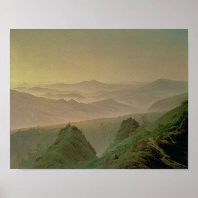 Poster Manhã nas Montanhas (Frente)