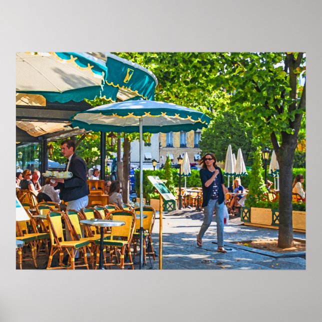 Poster Manhã parisiense. (Frente)