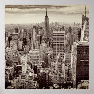 Poster Manhattan, Nova Iorque (panorama)