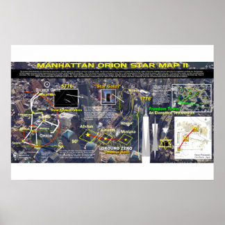 Poster Manhattan Orion Pattern 2