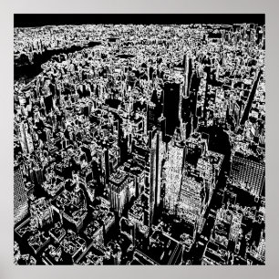 Poster Manhattan projetado