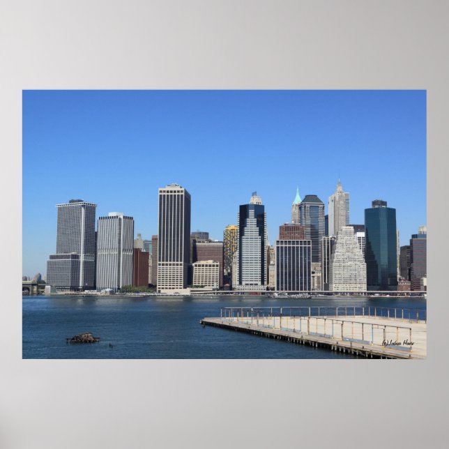 Poster Manhattan Skyline, New York City (Frente)