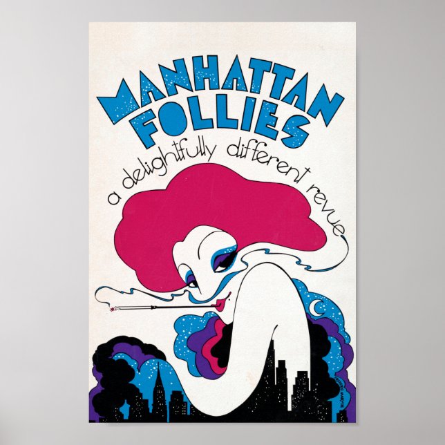 Poster Manhattan Unedited Vintage Photos Old Aestic (Frente)