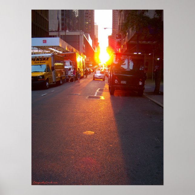 Pôster Manhattanhenge (Frente)